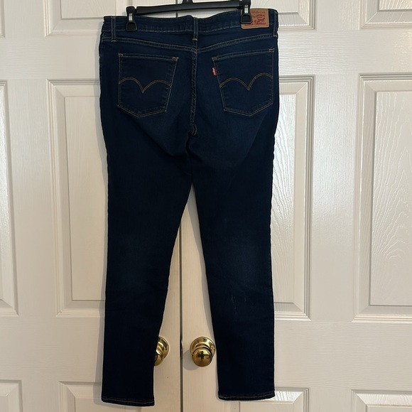 Women’s Levi’s 711 skinny dark rinse jeans size 31 - Picture 4 of 7